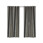 2X Blockout Curtains Window Eyelet Bedroom Grey