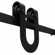 4M Antique Classic Style Single Sliding Barn Door H/W Track Roller Kit