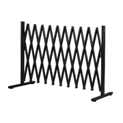 Pet Baby Safety Fence Security Gate Barrier Indoor Outdoor Black