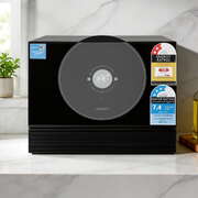 6-Place Benchtop Dishwasher 50cm Black | EXTG