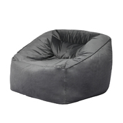 Bean Bag Chair Cover Soft Velvet Dark grey