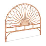  Bed Headboard Double Bedhead Rattan - MARI Pine Elegant and functional