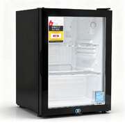 Bar Fridge 56L Glass Door Mini Cooler Countertop Black