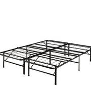 Foldable Metal Bed Frame Mattress Base Platform Air BnB Super King Size