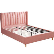 Bed Frame Queen Size Linen Base