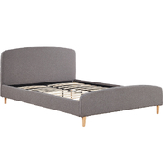 Double Bed Frame Wooden Platform