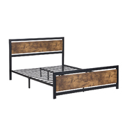 Stylish Metal Bed Frame Mattress Base Double