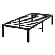Stylish Metal Bed Frame Heavy Duty Storage Space - Easy Assembly