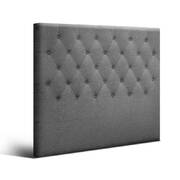 KING SINGLE Size Bed Head Headboard Bedhead Fabric Frame Base CAPPI Grey