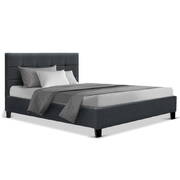 Bed Frame King Single Size Base Mattress Platform Fabric Wooden