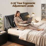 Queen Bed Frame Gas Lift Storage 3 Drawers | EXTG