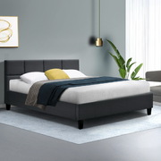 Charcoal Double Bed Frame 