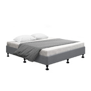 Wooden Bed Frame Base Queen Size Mattress Grey