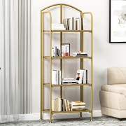 Foldable 4-Tier Display Shelf Bookcase for Kitchen, Office
