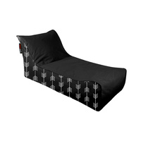 Bean Pod Mantra 65 x 120 x 60cm Arrows Pattern Black