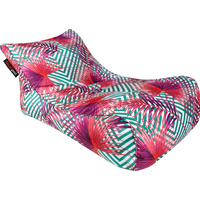 Beanbag Cover Geo Pink Palms Design 110 x 65 x 60cm