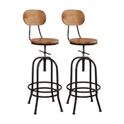 2x Industrial Bar Stools Kitchen Stool