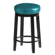 2x 75cm Swivel Bar Stool Kitchen Stool Wood Barstools Dining Deep Sea