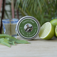 Gunners Blend 60ml Bay Rum and Lime Moustache Wax - Premium - Australian Made