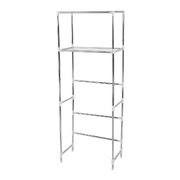 2 Tier Bathroom Laundry Rack Shelf