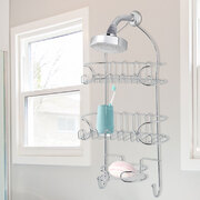 3-Tier Bathroom Shower Caddy Organiser Bath Shelf 