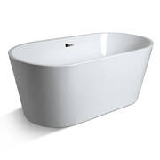 Cefito Bathroom Free Standing Bath Tubs Acrylic Gloss White SPA Tubs 170X80X58CM