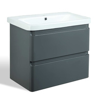Cefito Ceramic Basin with Cabinet - Grey