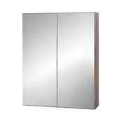 Bathroom Mirror Cabinet 600x720mm Oak