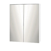 Bathroom Mirror Cabinet 600x720mm White