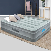 Bestway Queen Air Bed Inflatable Mattress Sleeping Mat  Built-in Pump