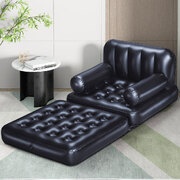 Inflatable Air Chair and Lounge Couch with Lazy Sofa (Blow Up Ottoman)