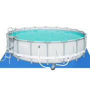 Bestway Round Frame Power Steel Above Ground Swimming Pool