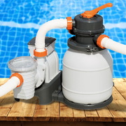 Bestway 1500GPH Flowclear Sand Filter Swimming Above Ground Pool Cleaning Pump