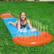Bestway Inflatable Water Slip And Slide Single Kids Splash Toy Outdoor 5.49M