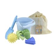 6Pc Silicone Beach Set Blue Sundae