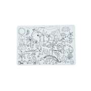 Reusable silicone drawing mat- dinosaurs