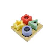 Silicone prism shape sorter