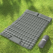 Self Inflating Mattress Camping Sleeping Mat Air Bed Double Pillow Bag
