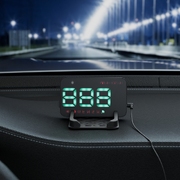Car Digital Gps Speedometer Hud Display Overspeed Warning Alarm 2 Modes