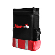 Monvelo Spare Wheel Bin Accessory Storage Bag 60L Recovery Tote Rear Snatch Red