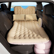 Car Mattress Inflatable SUV Back Seat Camping Bed Beige