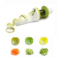 3 in 1 ABS Handheld Vegetable Roller Spiraling Spiral Slicer Stainless Steel