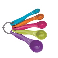 5pcs Multi Colorful Plastic Measuring Spoons Cups Set Baking Tools