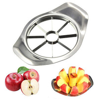 Kitchen Apple Corer Divider Slicer Cutting Tool Fruit Gadget Stainless Steel
