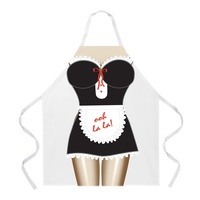 Cartoon Comic Kitchen Cooking Apron (Maid) Cotton