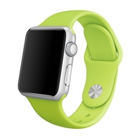 Soft Silicone Sport Style Replacement iWatch Strap Band (Green/42mm)