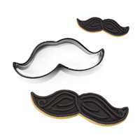 Stainless Steel Beard Shape Cookie Cutter Cake Baking Biscuit Pastry Mould