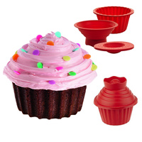 Big Top Giant Cupcake Mould Red