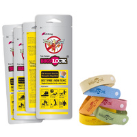 4 x Mosquito Repellent Summer Insect Production Bracelets