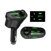  Transmitter Car MP3 Player Wireless USB For SD MMC LCD Remote FM Green
